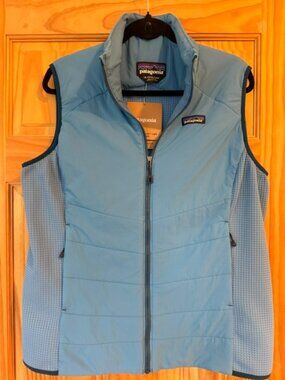 Patagonia Nano Air Light Vest Womens XL Blue Full Zip Insulated NWT Lightweight